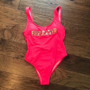 Firecracker One Piece Swimsuit